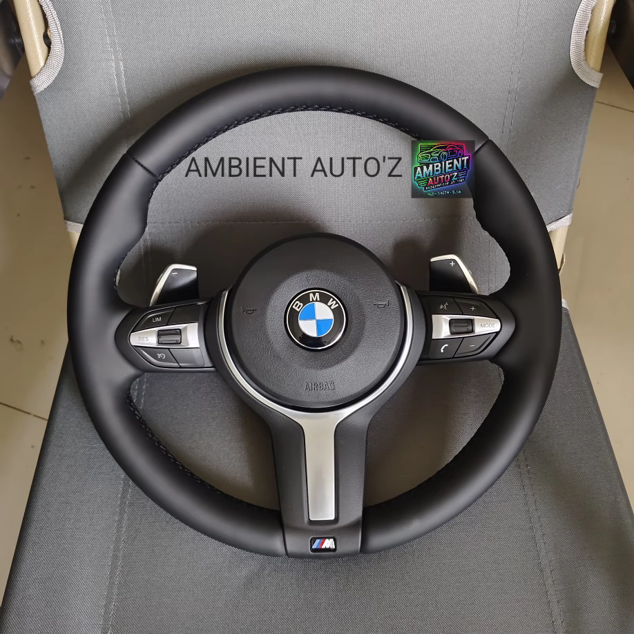 BMW M Sport Steering Wheel – Leather – Paddle Shifters - F SERIES