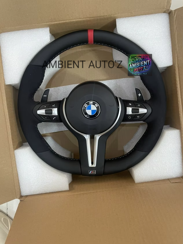 BMW M Sport Steering Wheel – Alcantara & Leather – Paddle Shifters - F SERIES