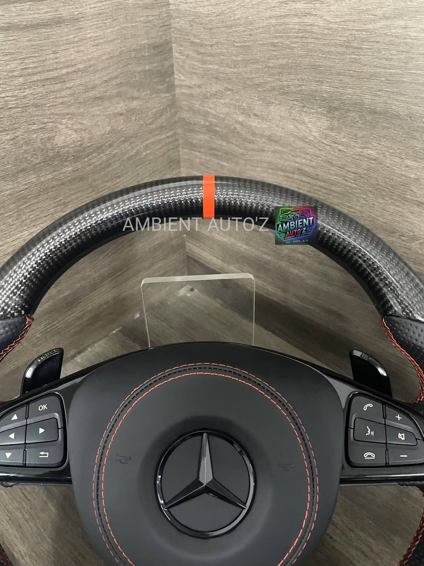 Mercedes AMG Steering Wheel Carbon Fibre & Leather (COMPLETE SET) - ALL MODELS