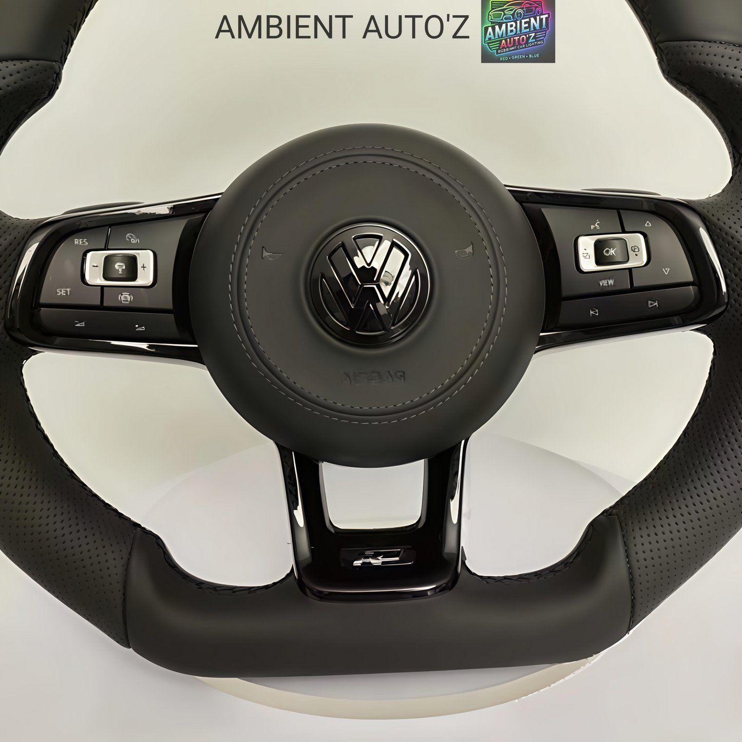 Volkswagen VW Golf Polo Tiguan Gti R GTD Steering Wheel Complete Set