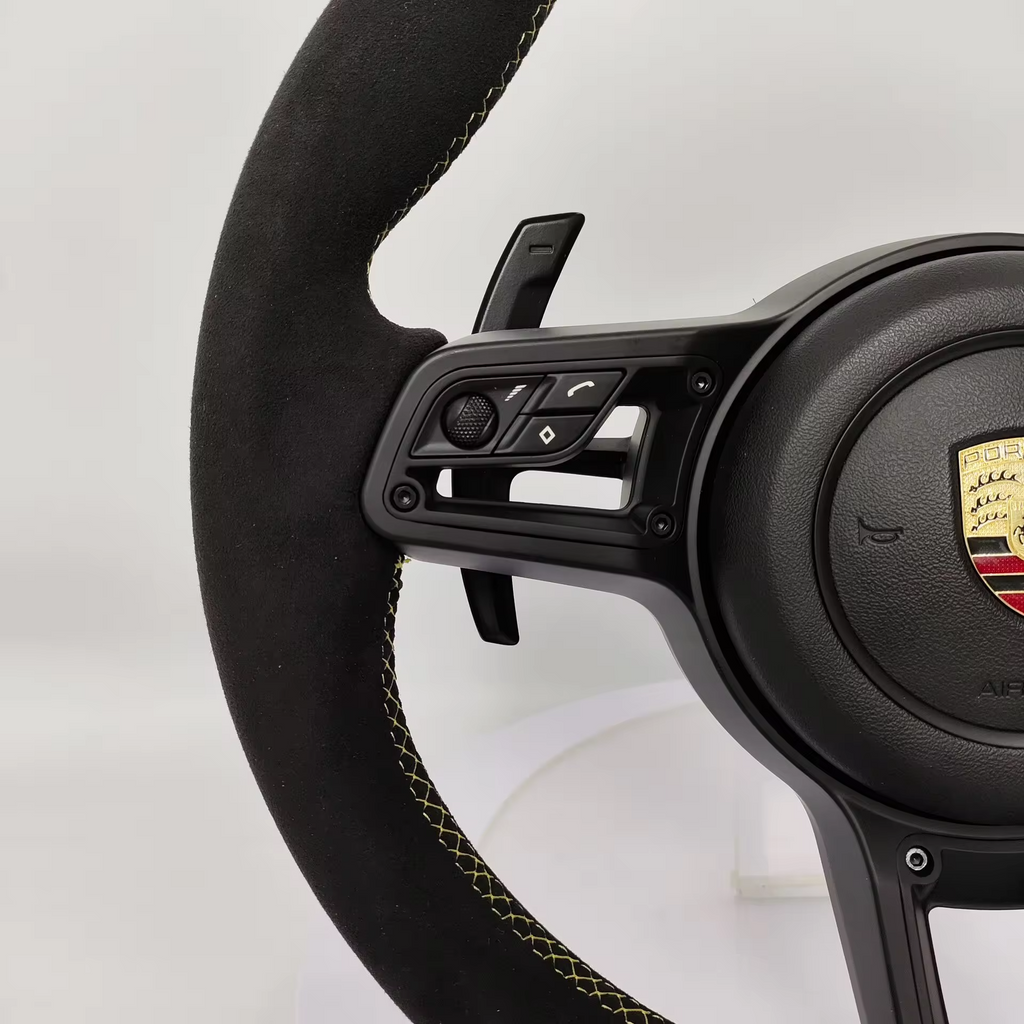 Porsche GT Alcantara Steering Wheel 911 997 991 992 Cayman 718 Boxster Panamera Cayenne Macan