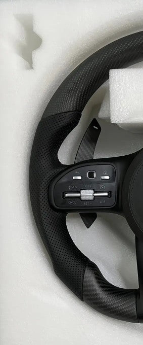 Mercedes AMG Steering Wheel - Carbon Fibre & Leather