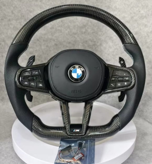 BMW G Carbon Flat Steering Wheel