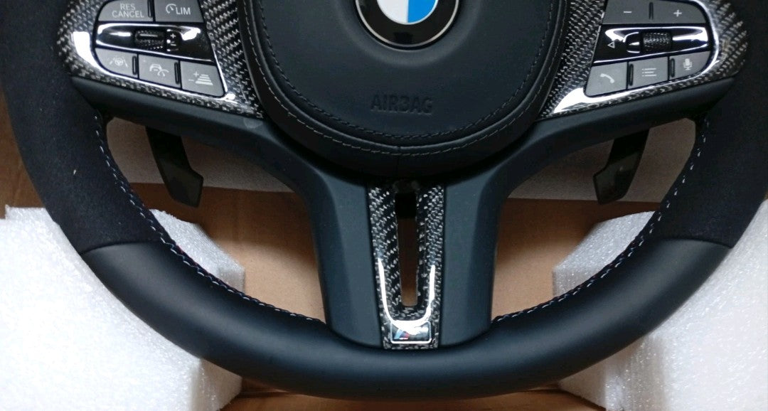 BMW G Gen Steering Wheel - Alcantar & Leather
