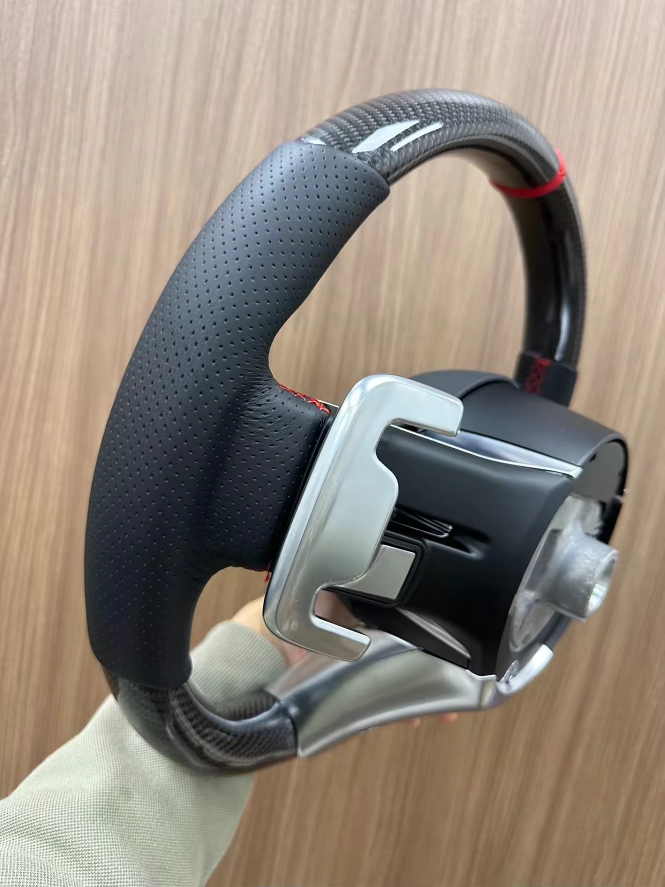 Mercedes AMG Steering Wheel - Carbon Fibre & Leather
