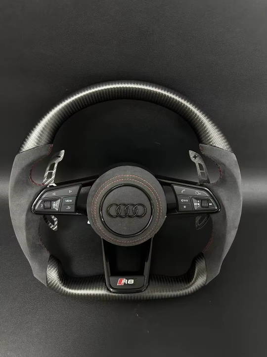 Audi S RS Steering Wheel – Carbon Fibre & Alcantara