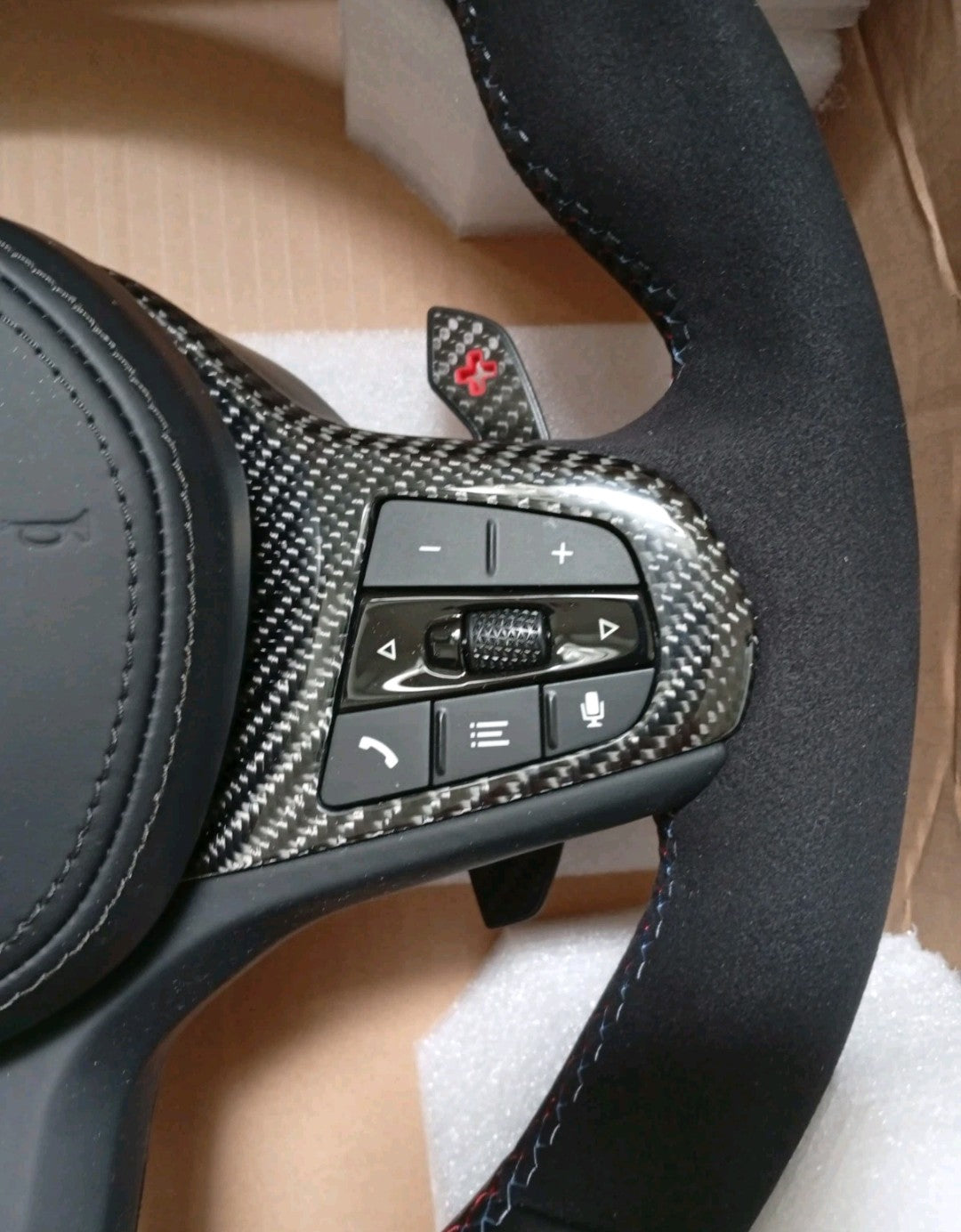 BMW G Gen Steering Wheel - Alcantar & Leather