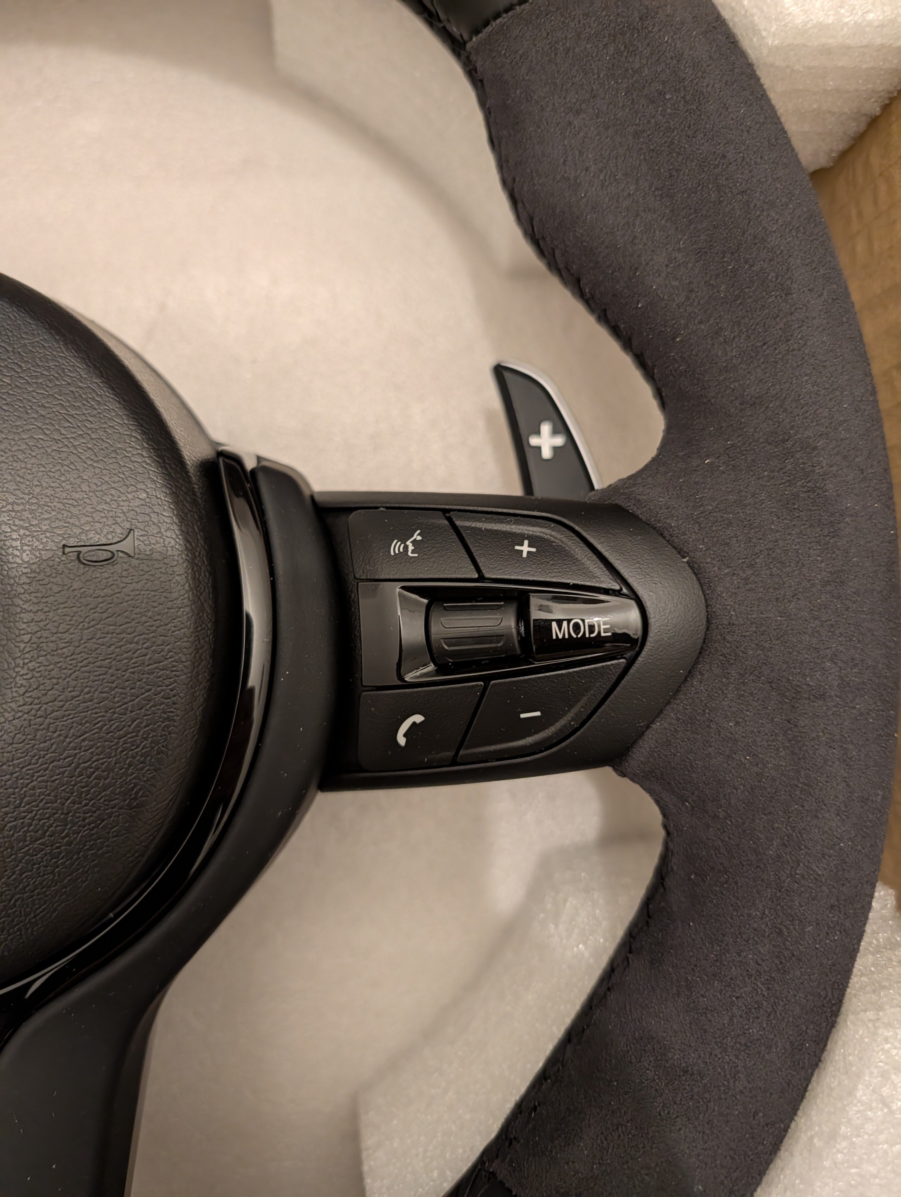 BMW F Gen M Sport Steering Wheel - Alcantara & Leather