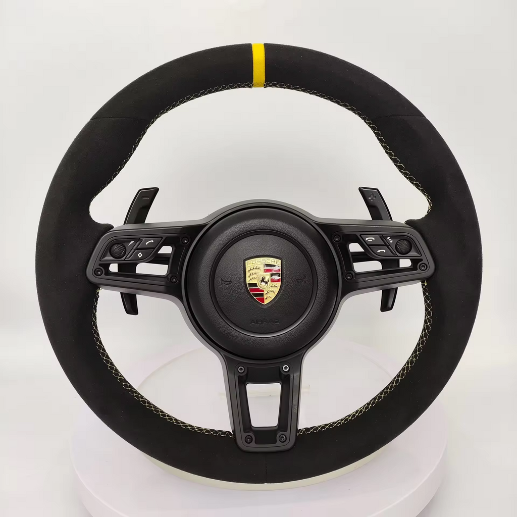 Porsche GT Alcantara Steering Wheel 911 997 991 992 Cayman 718 Boxster Panamera Cayenne Macan