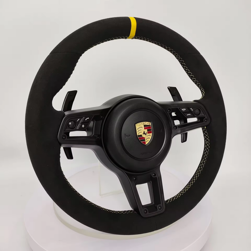 Porsche GT Alcantara Steering Wheel 911 997 991 992 Cayman 718 Boxster Panamera Cayenne Macan