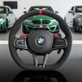 BMW G Series Flat Bottom Steering Wheel - Alcantara