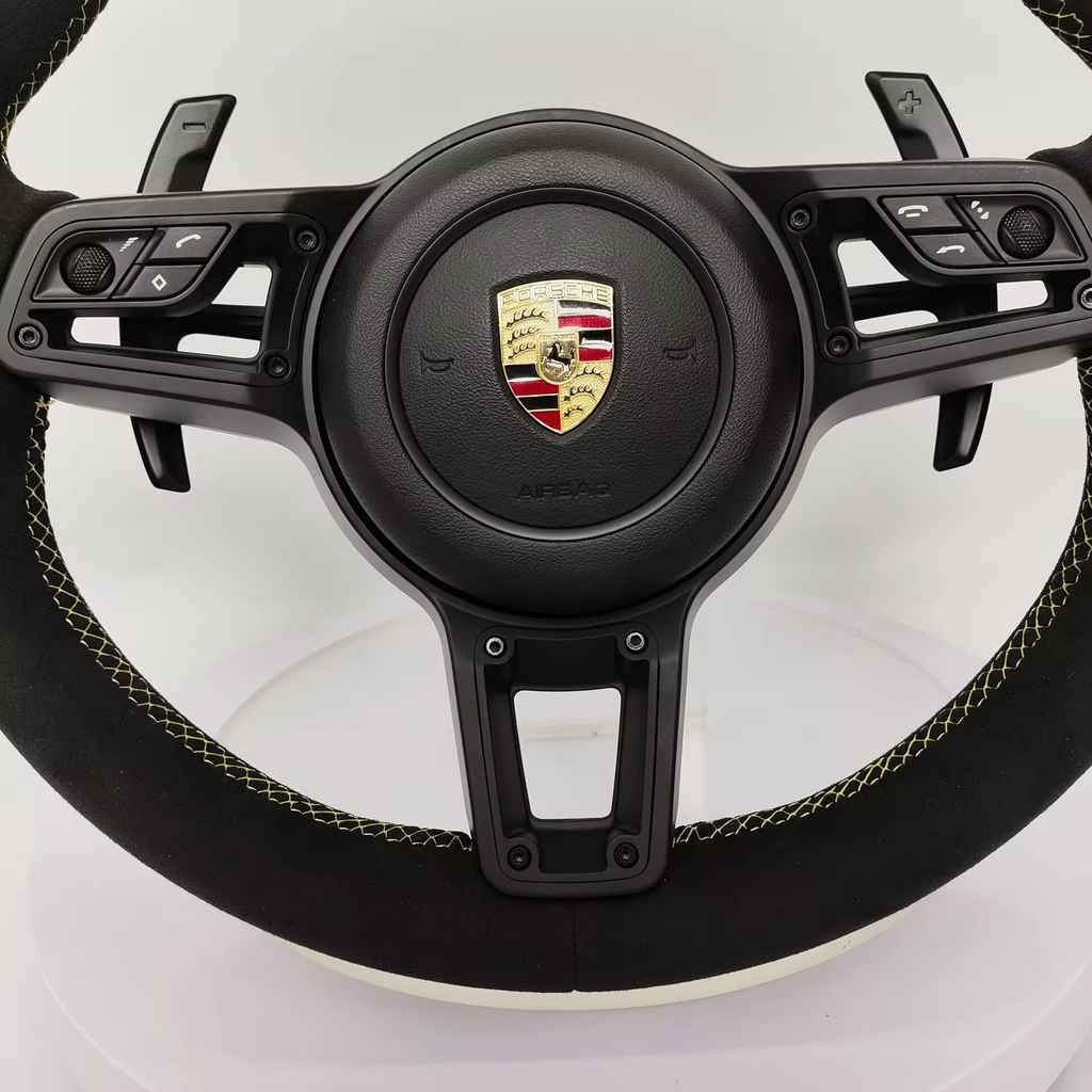 Porsche GT Alcantara Steering Wheel 911 997 991 992 Cayman 718 Boxster Panamera Cayenne Macan
