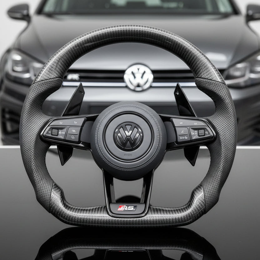 Volkswagen Steering Wheel - Carbon Wheel & Leather