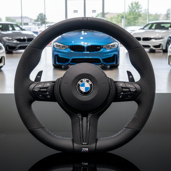BMW F Gen M Sport Steering Wheel - Alcantara & Leather