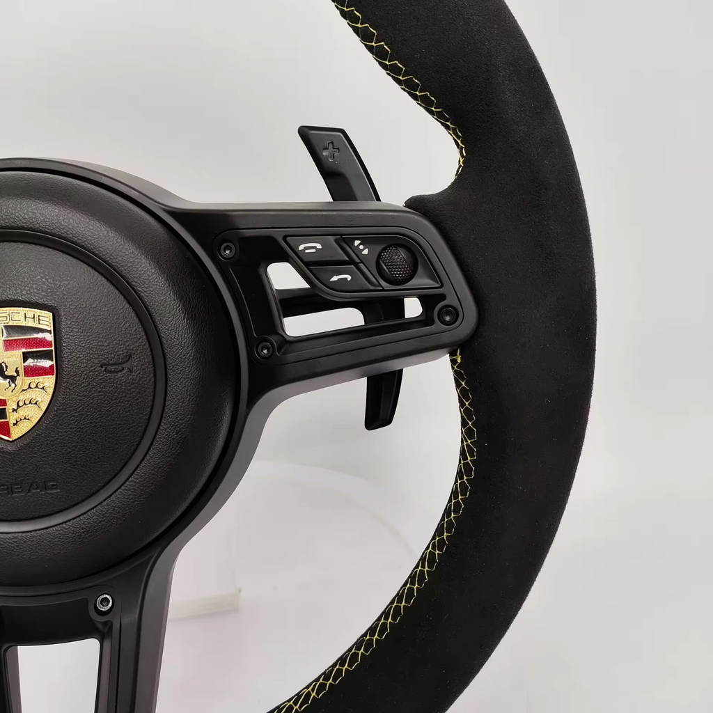 Porsche GT Alcantara Steering Wheel 911 997 991 992 Cayman 718 Boxster Panamera Cayenne Macan