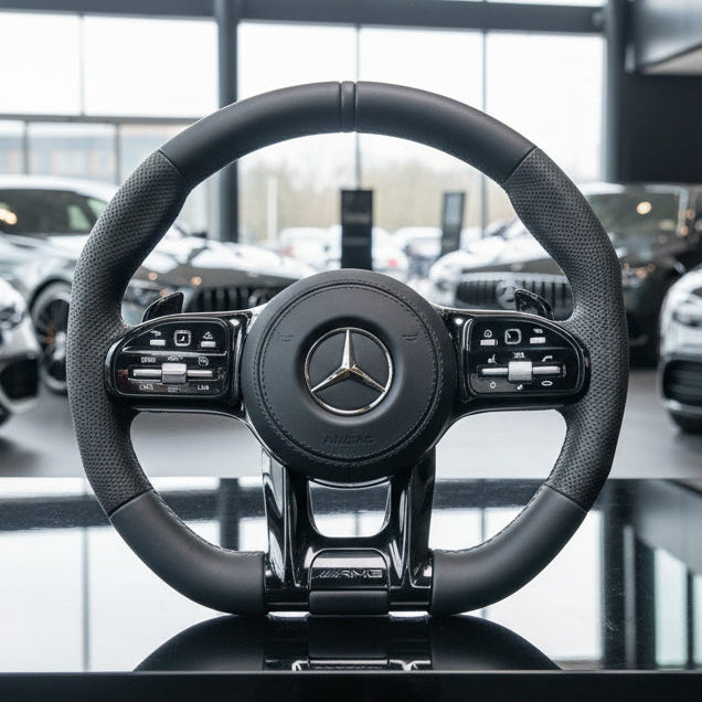Mercedes AMG Steering Wheel - Leather