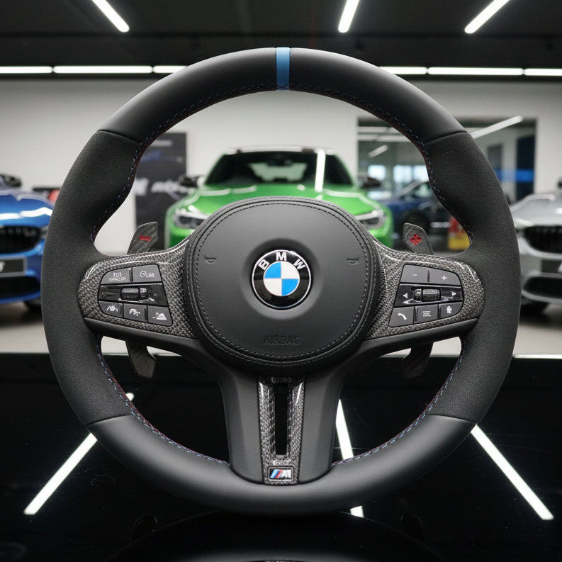 BMW G Gen Steering Wheel - Alcantar & Leather