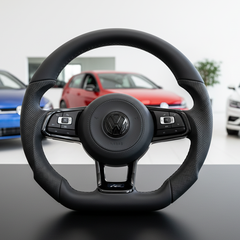 Volkswagen Steering Wheel - Leather