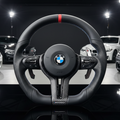 BMW F Series Steering Wheel Flat Bottom - Perforated Leather